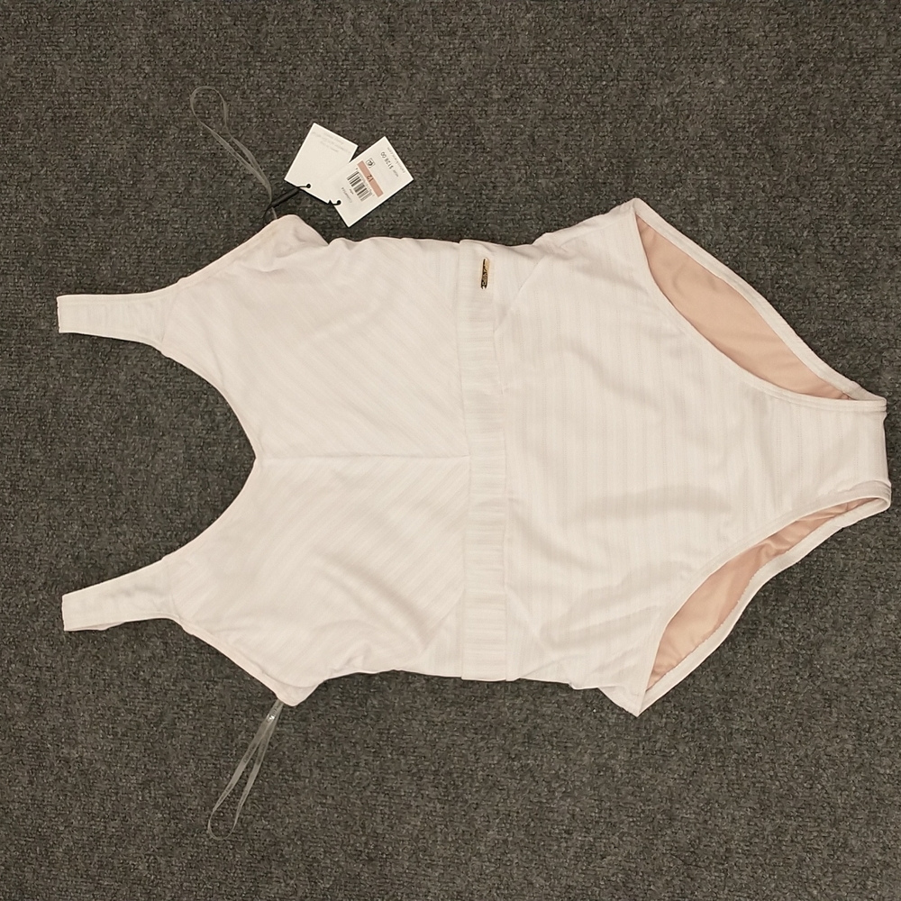 Calvin Klein White One Piece Swimsuit
